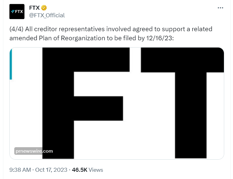 FTX 피해자, 투자금 90% 돌려 받을 듯