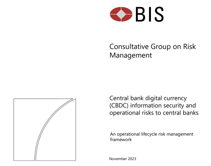 BIS "CBDC 위험 관리 위한 통합 프레임워크 필요"