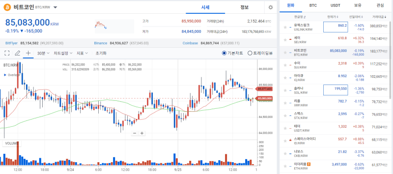 [코인 시황]비트코인, 中 경기부양 발표 따라 6.4만달러 돌파