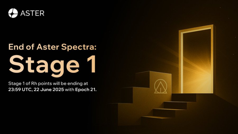 Aster, Spectra Stage 1 Concluded... Announcing a New Beginning