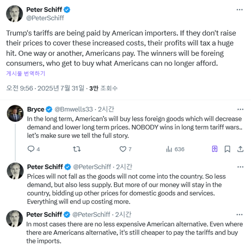 출처=피터 시프(X : @PeterSchiff)