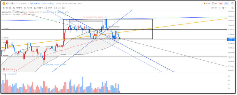 바이낸스 비트코인(BTC) 일 봉 차트 <br />
(출처=알파스퀘어)