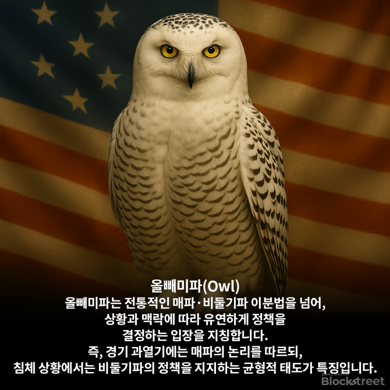 [카드뉴스] "매파·비둘기파·올빼미파,  누가 코인 시장을 흔들까?"
