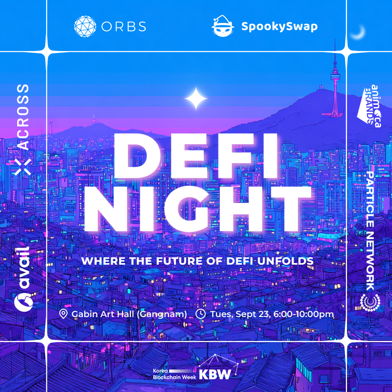 "글로벌 웹3 거물들 서울 집결" 오브스 주도 '디파이 나이트' 23일 개최