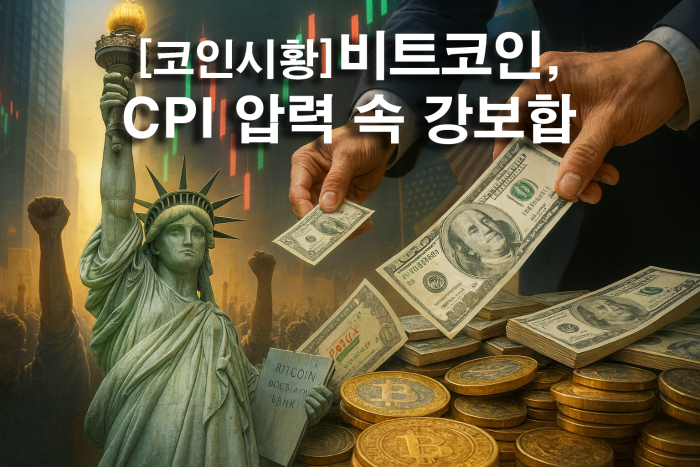 비트코인, CPI 압력 속 강보합