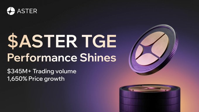 아스터(ASTER) 토큰, 출격 24시간 만에 '폭발적 성장'