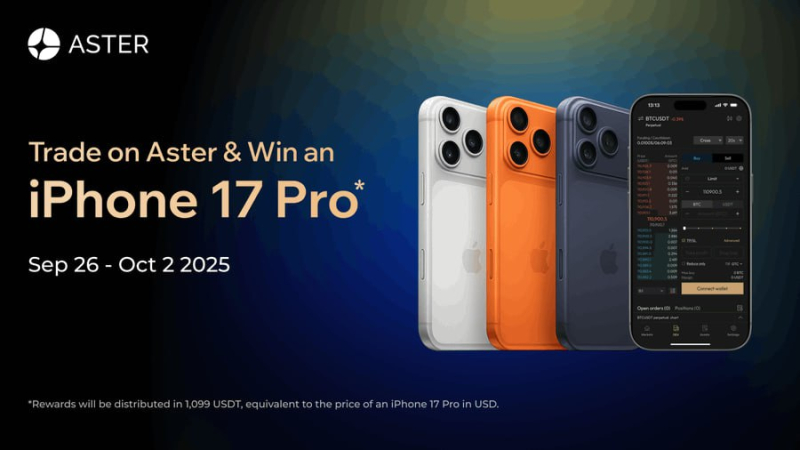 아스터, KBW·TOKEN2049서 1,099 USDT 럭키드로우 진행