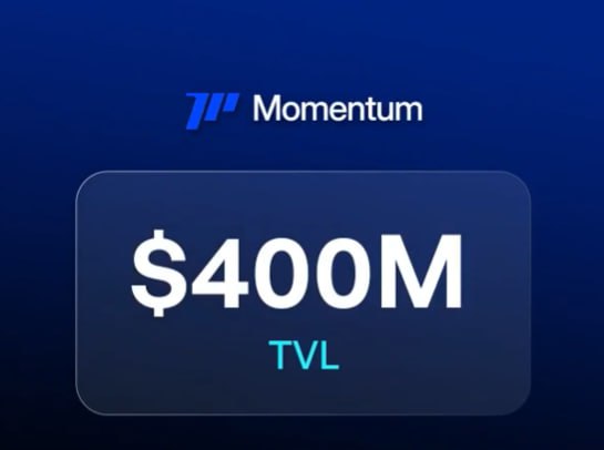 모멘텀 DEX, TVL 4억 달러 돌파···수이 생태계 대표 DEX로 부상