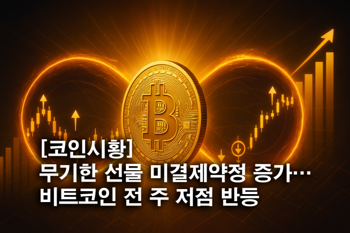 무기한 선물 미결제약정 증가···비트코인 전 주 저점 반등
