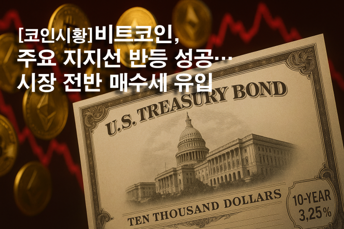  비트코인, 주요 지지선 반등 성공···시장 전반 매수세 유입