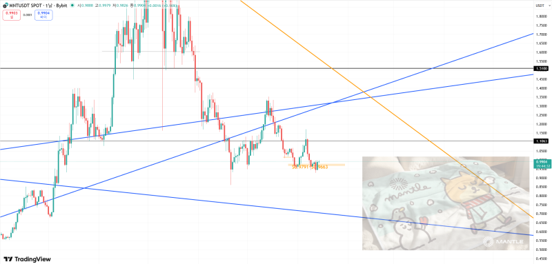 바이비트(Bybit) 맨틀(MNT) 일 봉 차트