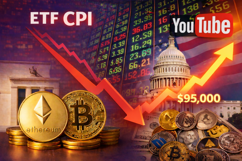 美 CPI 둔화에 비트코인 9만 5,000달러 회복…두 달 만에 반등