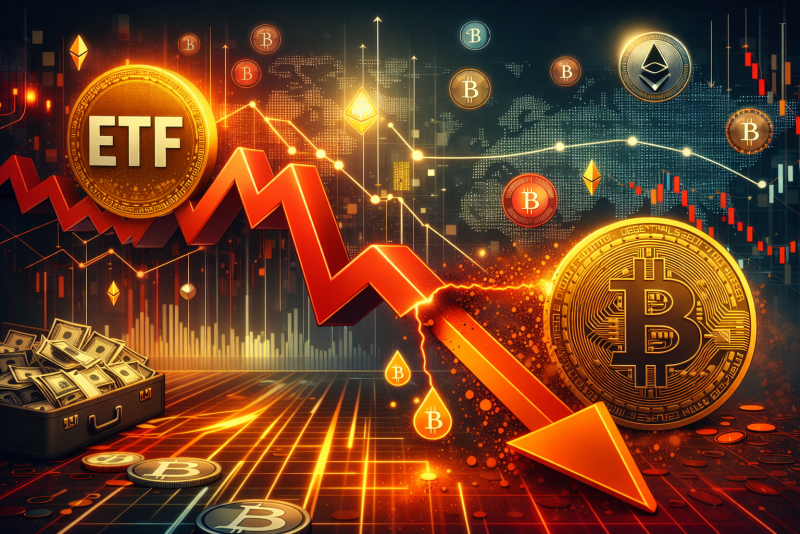 ETF 자금 이탈에 비트코인 9만 달러 붕괴…유동성 위축 속 약세 횡보