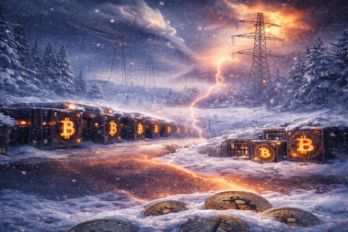 美 겨울 폭풍에 비트코인 채굴 생산량 반토막