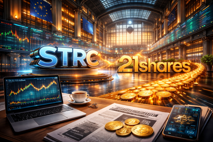 21셰어스 STRC 상장···유럽 자금 BTC 연계 상품으로 이동