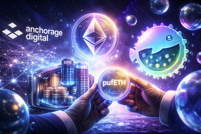 앵커리지 디지털, 퍼퍼 파이낸스와 기관 이더리움 재스테이킹 협력