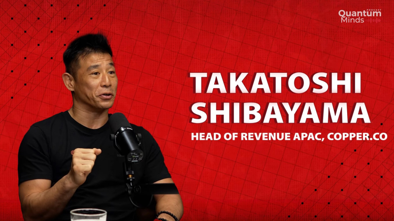 렛저 아·태 지역 책임자 시바야마 타카토시 <br />
(출처=Quantum Minds Podcast)