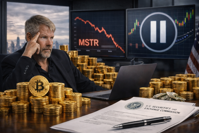 스트래티지 BTC 매수 중단 첫 사례