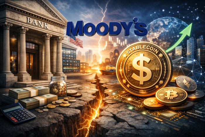 무디스 "스테이블코인, 은행 위협 아직 제한적"