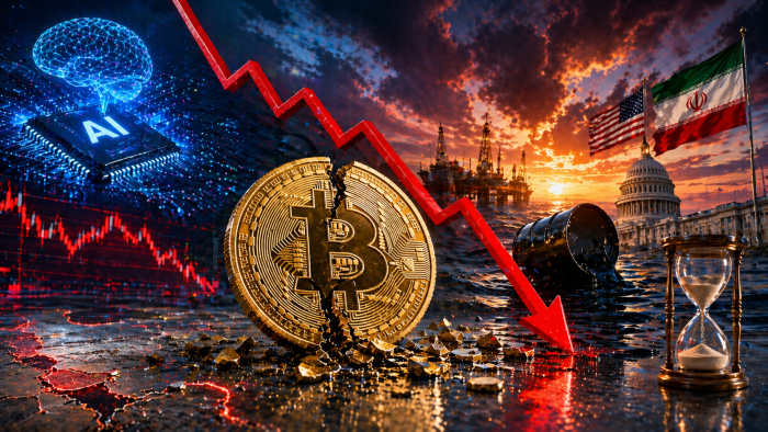 비트코인 AI 둔화에 하락