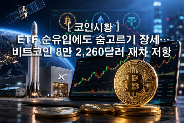 스페이스엑스 비트코인 보유 공개에 투자심리 개선···비트코인 7만 8,000달러 재돌파 시도