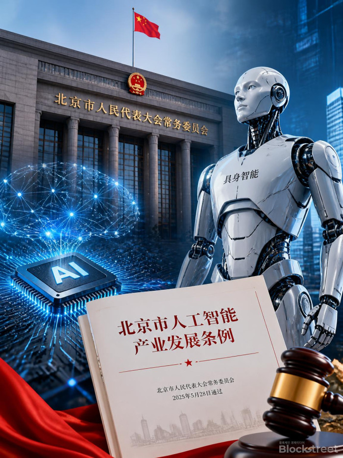 中 베이징시, AI 산업발전 조례 제정 추진...11월 초안 1차 심의