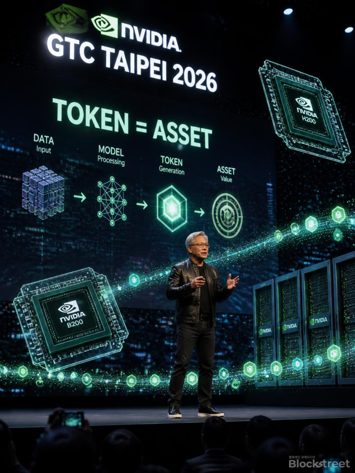 엔비디아 CEO 젠슨 황 "AI 토큰은 자산이자 수익 창출 단위···AI 기업들 생성 인프라 확대할 것"
