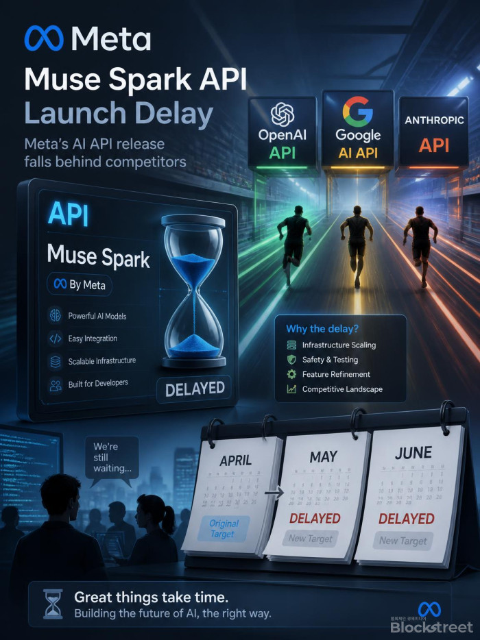 메타, 신규 AI 모델 \'Muse Spark\' API 출시 또 연기